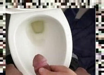 masturbation, infirmière, pisser, public, amateur, médecin, point-de-vue, ejaculation, toilette, coquine