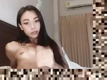 Asian creamy cum solo