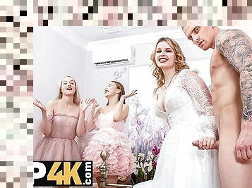BRIDE4K. Foursome Goes Wrong so Wedding Called Off
