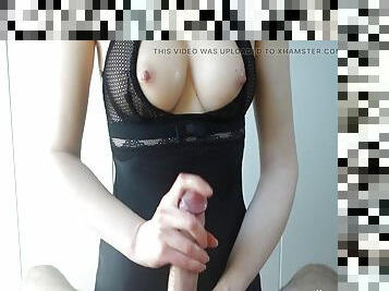 Best amateur porn femdom handjob video of big tits milf pornstar Sweetannabella, xxx onlyfans