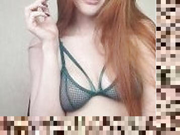 smoking redhead