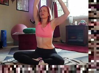 Release your tight shoulders Aurora Willows does yoga for the shoulders