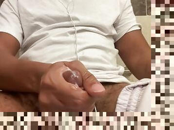 Big Black Cock Jerks Off and Cums  Blacked BBC Masturbation