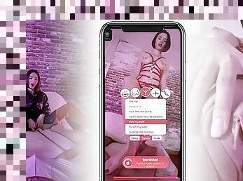 first interactive femdom mobile app with Eve Sweet