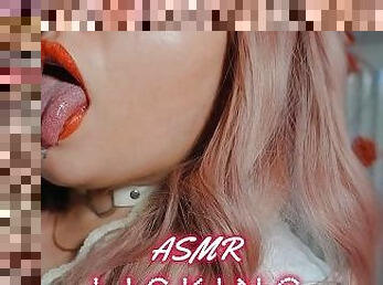 SENSUAL ASMR -???? WET LICKING, BODY MASSAGE, EARS EATING, SPIT PAINTING