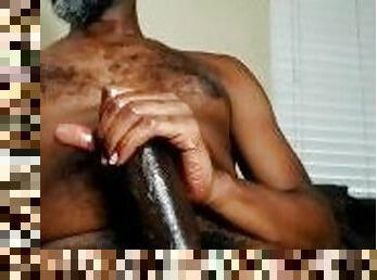 Mr Showtime69 edging his Big Black Dick