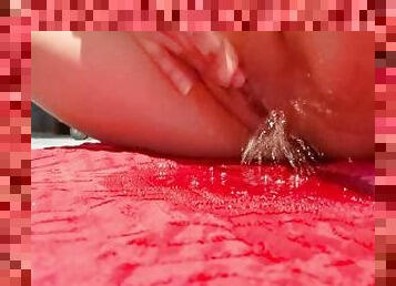 Every time i masturbate i can't stop squirting. close-up compilation.