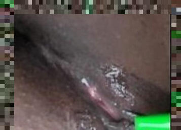 Ebony creamy pussy