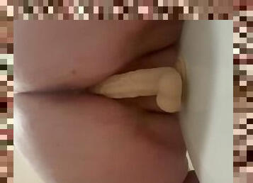 Bbw loves Big dildo