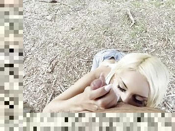 Lesbian Blonde with Big Tits ???? sucking and fucking in the Field ????- OF @flopicvip
