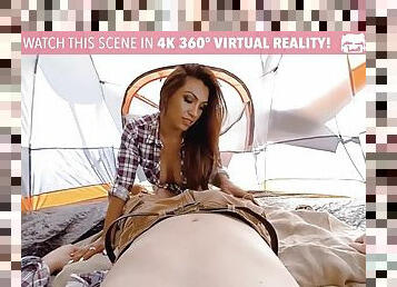 Ts vr porn-jessi dubai is taking it hard in the ass and rocking the tent outdoor 360 vr porn