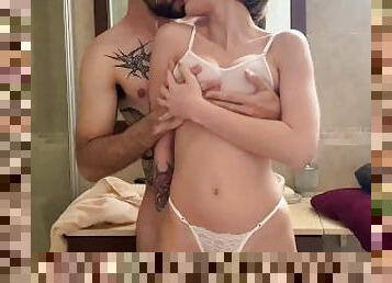 SORPRENDI a mi novio con DELICIOSO SEXO ORAL y luego cogimos DIVINO!!