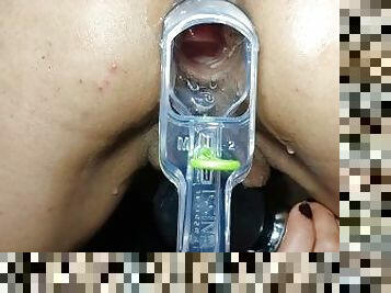 anal speculum very horny with my anal orgasms