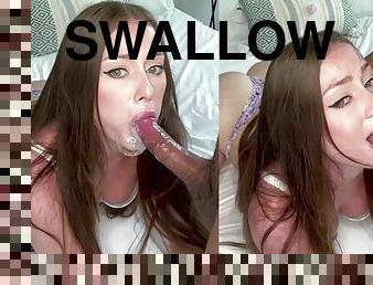 Angelbaexo - Tearful sloppy throat fucking and cum swallowing