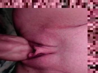 Close up pussy fuck teaser - swollen clit