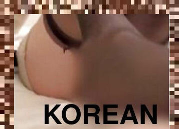 Korean student giving you a nice bj and footjob. ??
